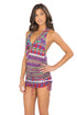 Luli Fama Besos De Sal T-Back Mini Dress